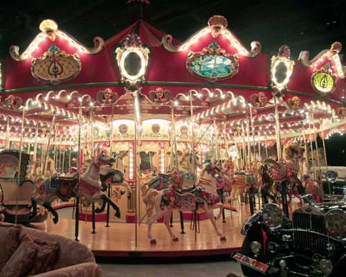 Fairground Carousel With Antique Appearance