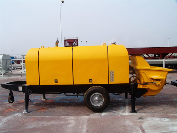 trailer concrete pump