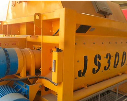 double shaft concrete mixer