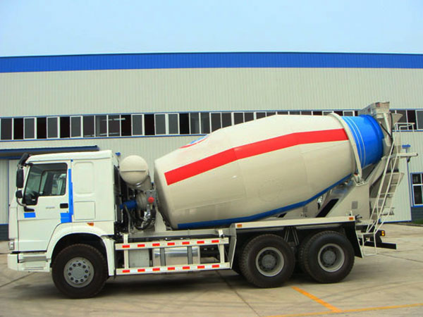 small concrete mixer truck