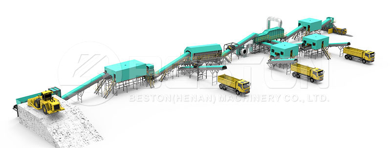Municipal Solid Waste Sorting Machine