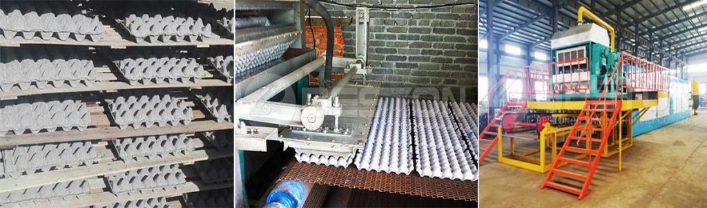 Egg Tray Drying System For Egg Tray Machine